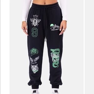 Graphic sweatpants